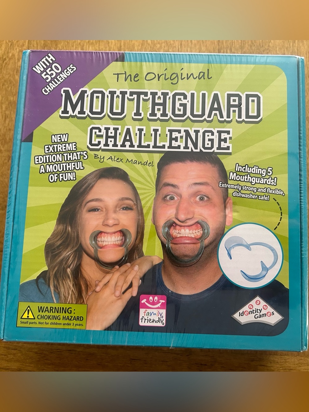 The Original Mouthguard Challenge Party Game - - Teal